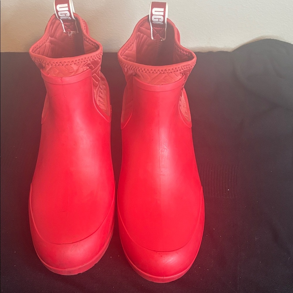 UGG Vibrant Red Waterproof Boots